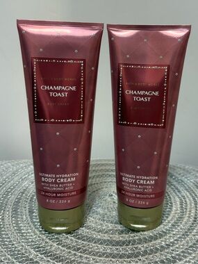 BBW Champagne Toast Body Cream Set of 2 NWT
